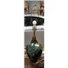 Image 1 : VINTAGE POTTERY TABLE LAMP NO SHADE