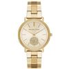 Image 1 : NEW MICHAEL KORS GOLD TONE CRYSTAL SUBDIAL