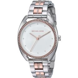 NEW MICHAEL KORS WHITE SUNRAY DIAL 38MM MSRP $379
