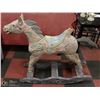Image 1 : WOODEN ROCKING HORSE 4-1/2FT X 4FT