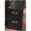 Image 1 : PROSOURCE BLACK 2 DRAWER FILING CABINET