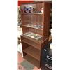 Image 1 : BROWN WOOD 5-SHELF BOOKCASE