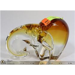 ART GLASS ELEPHANT