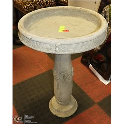 CONCRETE BIRDBATH 16 X 23