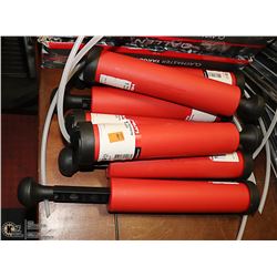 LOT OF 7 HILTI BLOW OUT PUMPS. TOOLS