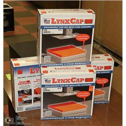 LOT OF 4 LINX CAP LEVELLER PACKS