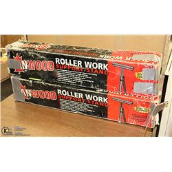 PAIR OF ROLLER WORK SUPPORT STANDS