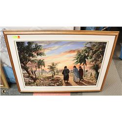 LARGE RELIGIOUS PICTURE, 44 X 33