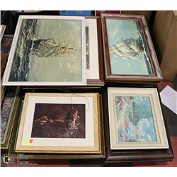 PALLET OF ESTATE FRAMED PRINTS