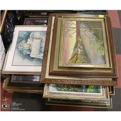 PALLET OF ESTATE FRAMED PRINTS