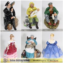 FEATURED ROYAL DOULTON AND COALPORT FIGURINES