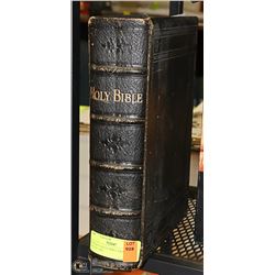 ANTIQUE HOLY BIBLE FROM ESTATE DATED  1892