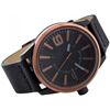 Image 6 : NEW DIESEL BLACK DIAL / BLK LEATHER BAND MSRP $225