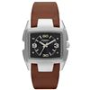 Image 2 : NEW DIESEL MIDSIZED BROWN LEATHER STRAP MSRP $249
