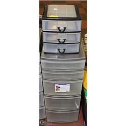 LOT OF 2 GRACIOUS LIVING STORAGE SYSTEM,EXTRA
