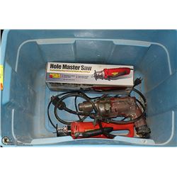 TOTE WITH ASSORTED TOOLS