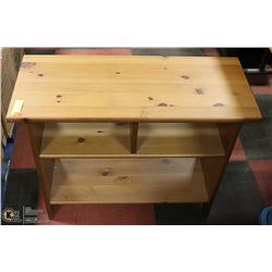 3 TIER WOOD SHELF - 29 X 12 X 23
