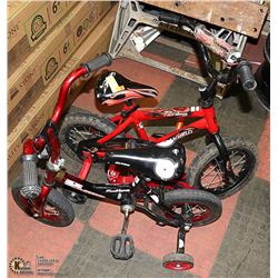 2 KIDS BIKE WITH TRAINING WHEELS