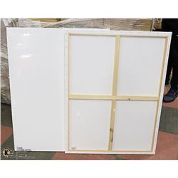 LOT OF 2 ARTISTIC PAINTING CANVASES 30" X 40"