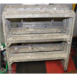 2 ALUMINIUM STEP SAW HORSES