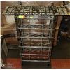 Image 1 : STAND ALONE WINE RACK HOLDS 24 BOTTLES & A HANGING