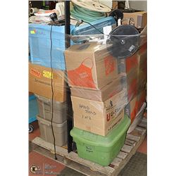 LARGE ESTATE PALLELT OF HOUSEHOLD, TOOLS &  MORE