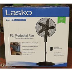 NEW LASKO ELITE 18 PEDESTAL FAN WITH REMOTE