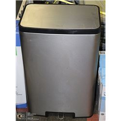 45 L KOHLER STAINLESS STEEL TRASH BIN