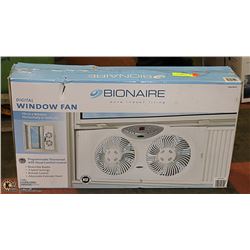 NEW BIONAIRE DIGITAL PROGRAMMABLE WINDOW FAN