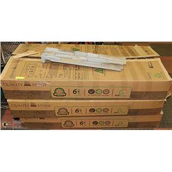 3 BOXES OF NEW GREY FAUX ROCK PANELS MADE BY