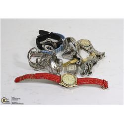 BAG OF 11 VINTAGE AND NEW WATCHES COLLECTORS