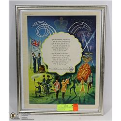 11 X 14 ORIGINAL 1953 SHELL OIL GAS AD ROYAL