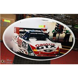 32" METAL DEALER ONLY CASTROL OIL SIGN RACING