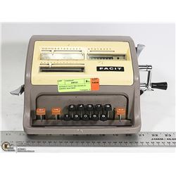 ANTIQUE FACIT MECHANICAL ADDING MACHINE