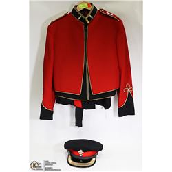 VINTAGE RED SERGE CANADIAN SIGNAL CORPS UNIFORM