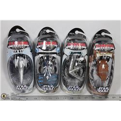 LOT OF FOUR STAR WARS DIECAST SPACE SHIPS
