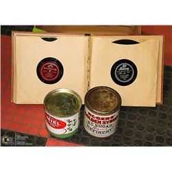 FLAT WITH 5LB ROGERS SYRUP TIN (WITH SMOKE STACK)