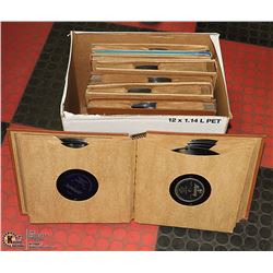 LOT OF 78 PHONOGRAPH RECORDS