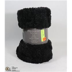 NEW SWISS COLLECTION FAUX FUR THROWS ULTRA SOFT