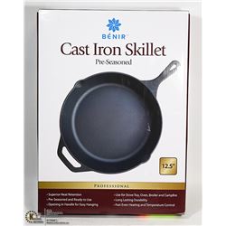 NEW 12.5" CAST IRON SKILLET