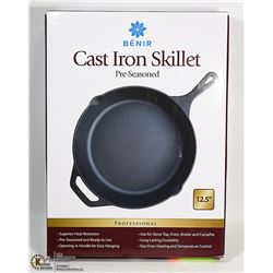NEW 12.5" CAST IRON SKILLET