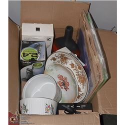 LARGE BOX OF ESTATE ITEMS