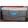 Image 1 : GREY COLEMAN COOLER W/ CUP HOLDERS ON LID