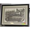 Image 1 : FRAMMED & MATTED RAILWAY ART SIGNED BY MICHAEL
