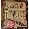 Image 1 : FISHING TACKLE BOX WITH TACKLE.