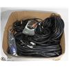 Image 1 : LARGE BOX OF PROFESSIONAL STAGE CORDS -