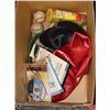 Image 1 : LARGE BOX OF SPORT AND FITNESS ITEMS INCL.