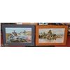 Image 1 : 2 FRAMED & MATTED CHARLES RUSSELL PRINTS