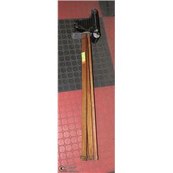 ANTIQUE FOLDING CAMERA ON KODAK TRIPOD