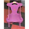 Image 1 : PINK CHILDS ROCKING CHAIR